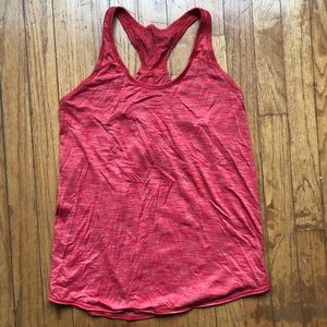 Red Lululemon Essential tank
